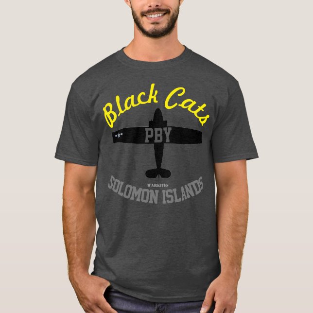 Warkites Black Cats PBY T-Shirt (Front)