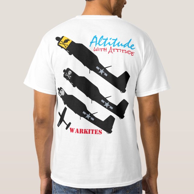Warkites CJ6A "Altitude with Attitude" T-Shirt (Back)