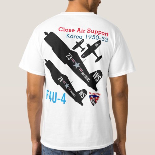 Warkites F4u_4 Corsair Korea T_Shirt