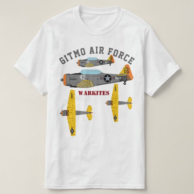Warkites "Gitmo Air Force" SNJ T-Shirt- T-Shirt (Design Front)