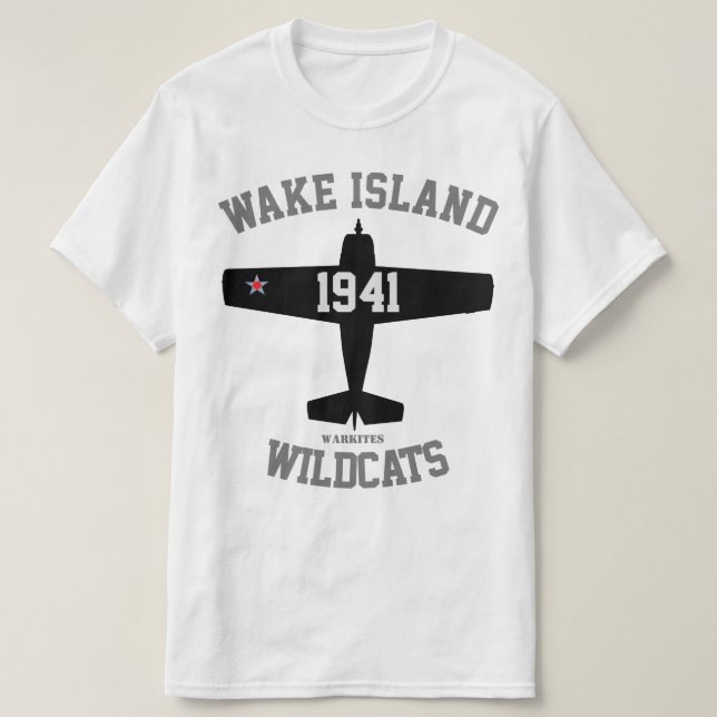 Warkites "Wake Island" F4F Wildcats T-Shirt (Design Front)