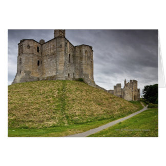 Warkworth Castle in Northumberland, England Cards