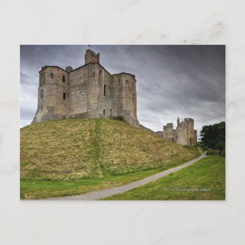 Warkworth Castle in Northumberland England Postcard