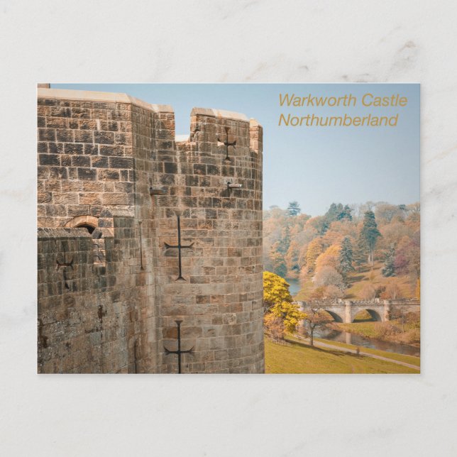 Warkworth Castle Postcard (Front)