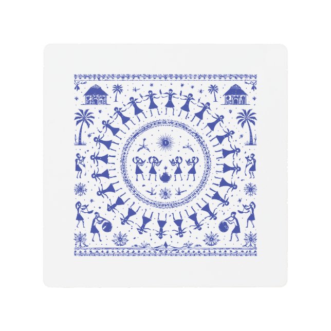 Warli Art Indian Tribal Illustration (Front)