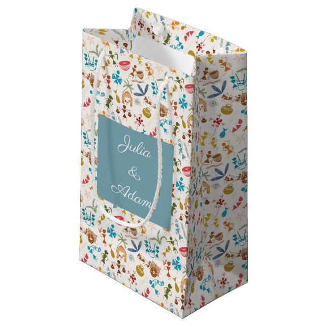 Warli Fest Gift Bag (Front Angled)