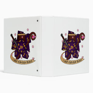Warlock Dice Design 3 Ring Binder