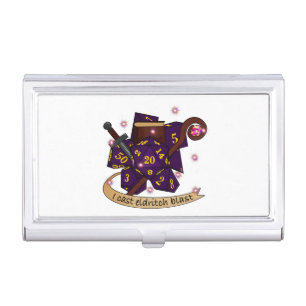 Warlock Dice Design Business Card Case