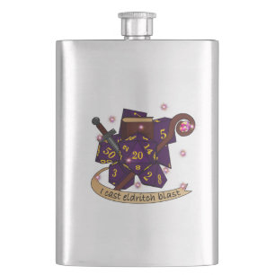 Warlock Dice Design Flask