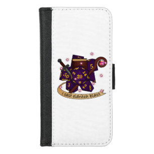 Warlock Dice Design iPhone 8/7 Wallet Case