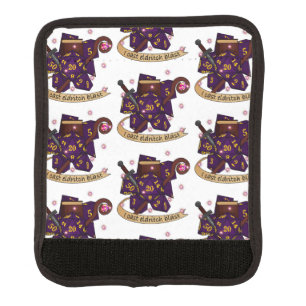 Warlock Dice Design Luggage Handle Wrap