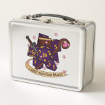 Warlock Dice Design Metal Lunch Box