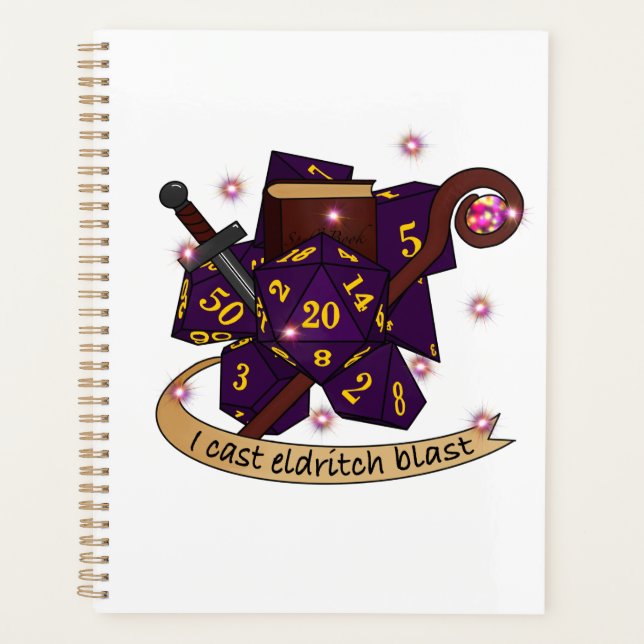 Warlock Dice Design Planner (Front)