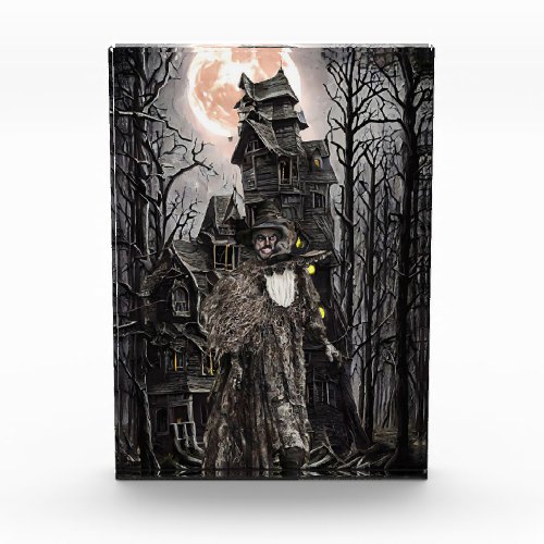 Warlock man witch haunted house fantasy dark art  photo block