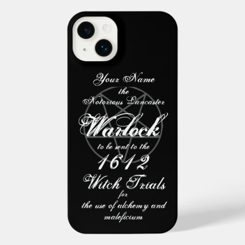 Warlock Wizard Witch Trials Gothic  iPhone 14 Plus Case