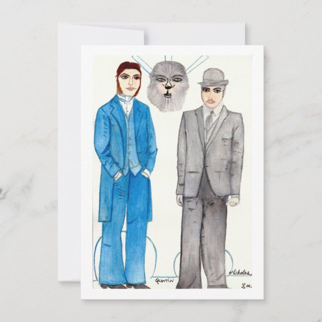 Warlocks Paper Dolls Card (Front)