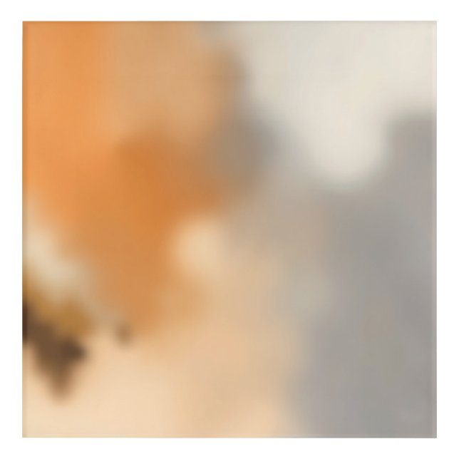 Warm Abstract Background Acrylic Print (Front)