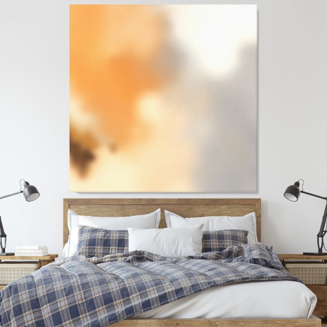 Warm Abstract Background Canvas Print (Insitu(Bedroom))