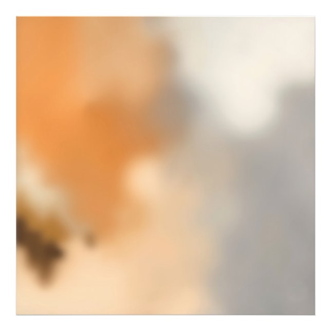 Warm Abstract Background Photo Print (Front)