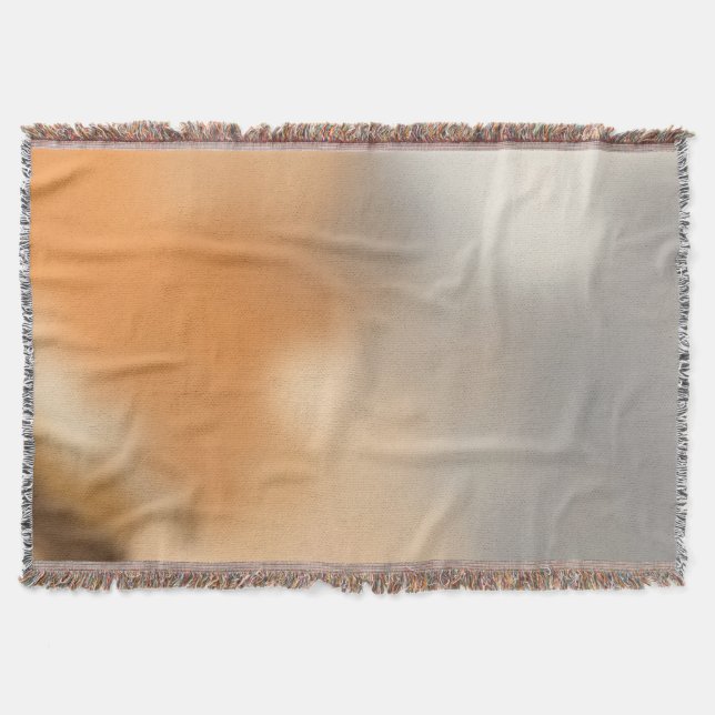 Warm Abstract Background Throw Blanket (Front)