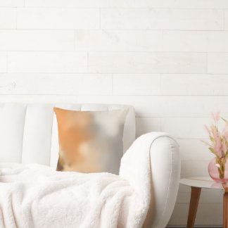 Warm Abstract Background Throw Pillow