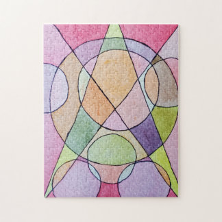 Warm Abstraction Jigsaw Puzzle