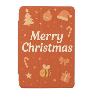 Warm Aesthetic Christmas Art – Cute Festive Icons  iPad Mini Cover