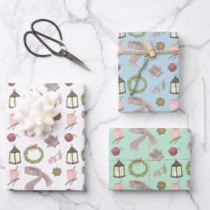 Warm and Cosy Winter Things Wrapping Paper Sheets