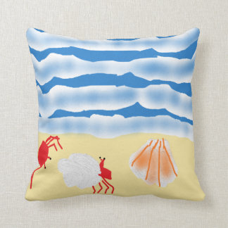 warm and cozy beach pillow