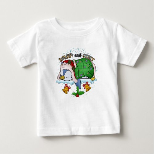 Warm and Cozy Christmas Baby Fine Jersey T_Shirt