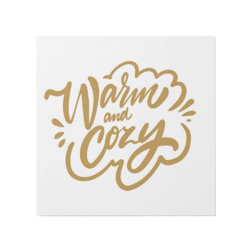 Warm and Cozy Gallery Wrap