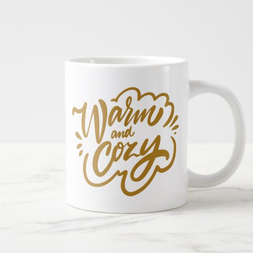 Warm and Cozy Giant Coffee Mug