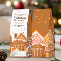 Warm and Cozy Gingerbread House Merry Christmas