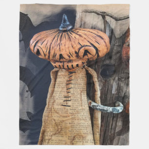 Warm and Cozy Halloween Throw with Pumpkin Fall Fleece Blanket
