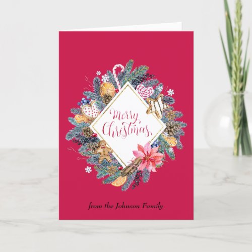 Warm and Cozy Magical Christmas Card