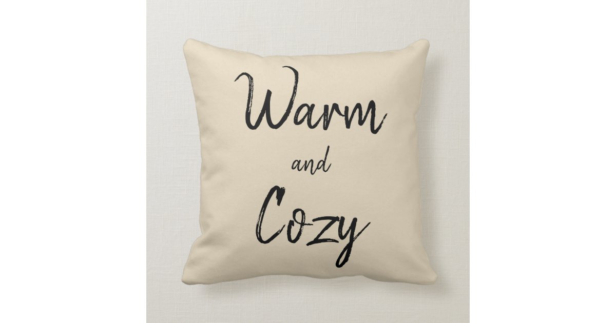 Warm and Cozy Pillow