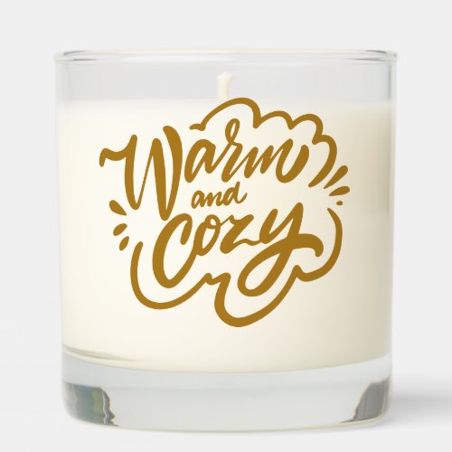 Warm and Cozy Scented Candle