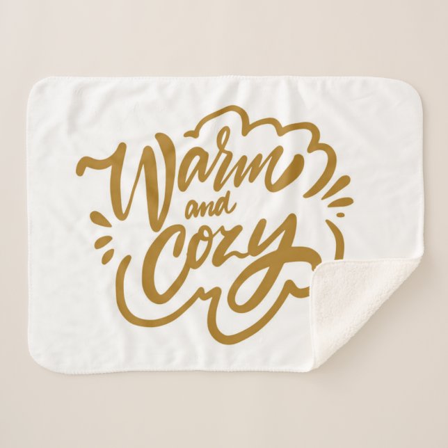 Warm and Cozy Sherpa Blanket (Front (Horizontal))
