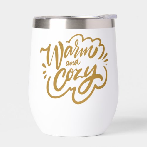 Warm and Cozy Thermal Wine Tumbler