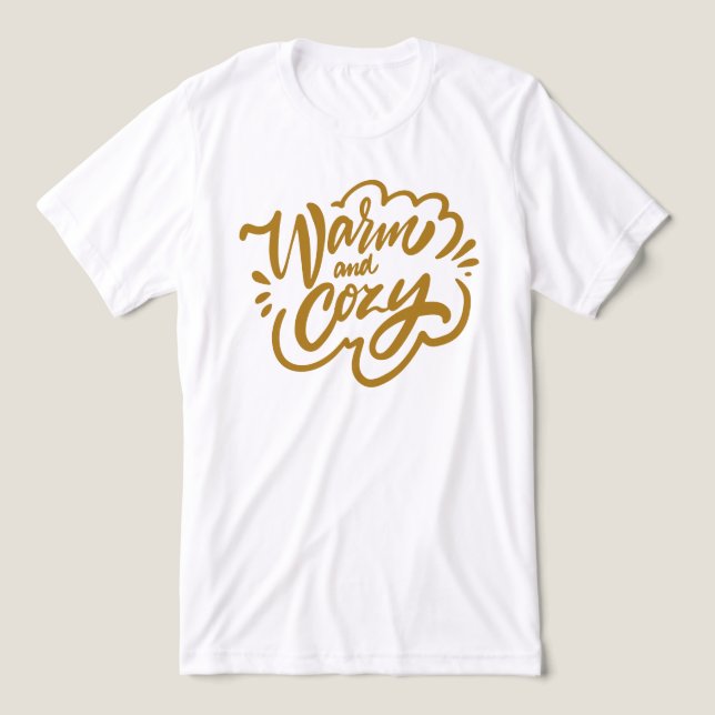 Warm and Cozy Tri-Blend Shirt (Design Front)
