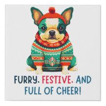 Warm and Fuzzy Christmas Dog