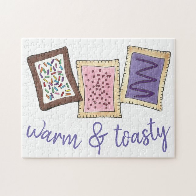 Warm and Toasty Breakfast Toaster Pastry Junk Food Jigsaw Puzzle (Horizontal)