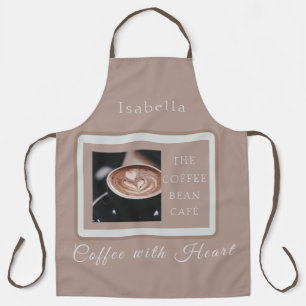 Warm Artisan Coffee Shop Business Branding  Apron