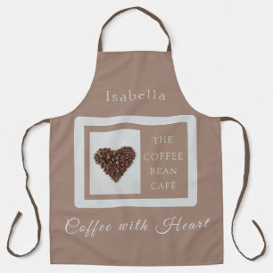 Warm Artisan Coffee Shop Business Branding  Apron