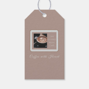 Warm Artisan Coffee Shop Business Branding  Gift Tags