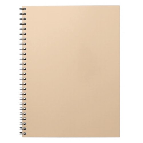 Warm Autumn Blond Solid Color Print Creamy Beige Notebook