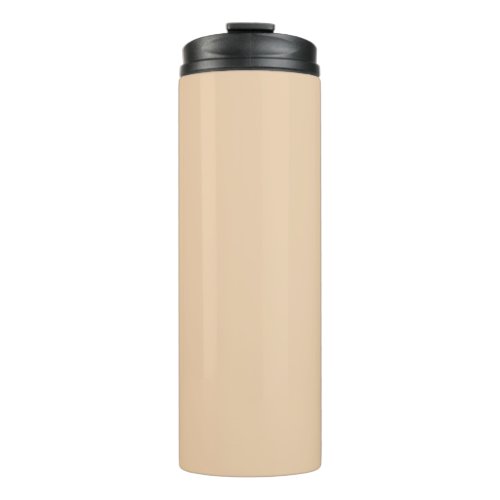 Warm Autumn Blonde Solid Color Print Creamy Beige Thermal Tumbler