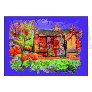 Warm Autumn Day in Newtown, Powys, Wales Cards