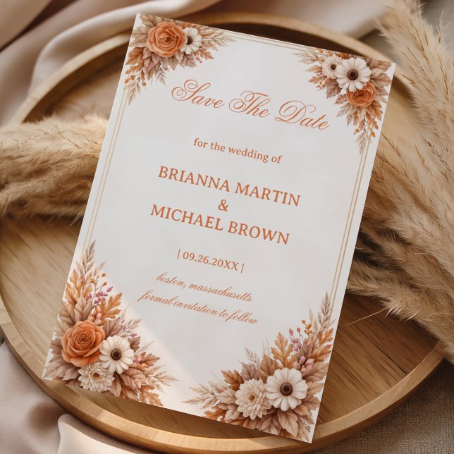 Warm Autumn Floral Announcement (Creator Uploaded)