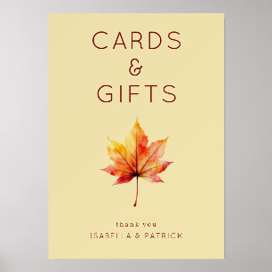 Warm Autumn Watercolor Leaf Holder